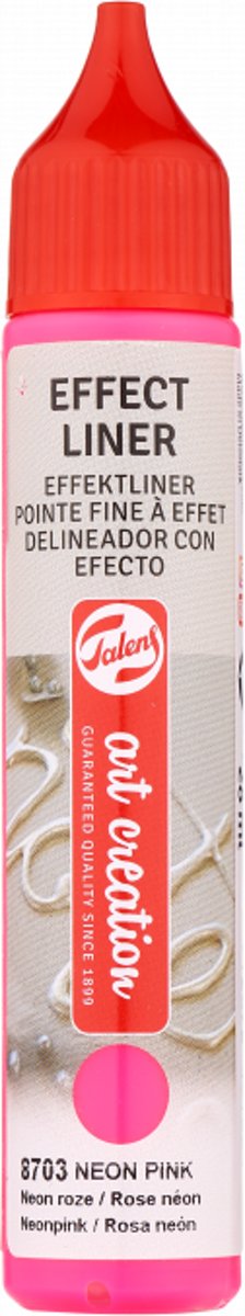 Talens Effect Liner/Dot Stift Neon Roze 28ml  | 8703